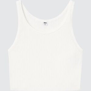Uniqlo women UV Protection sleeveless cropped sweater